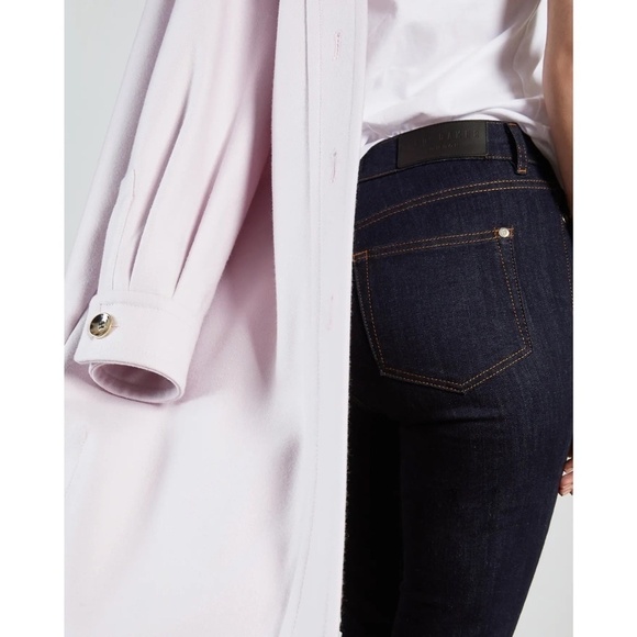 Ted Baker Classic Skinny Dark Wash Jeans Star Printed Cuff - Picture 5 of 13